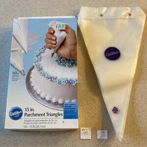 Wilton Decorating Bags--Parchment and Plastic